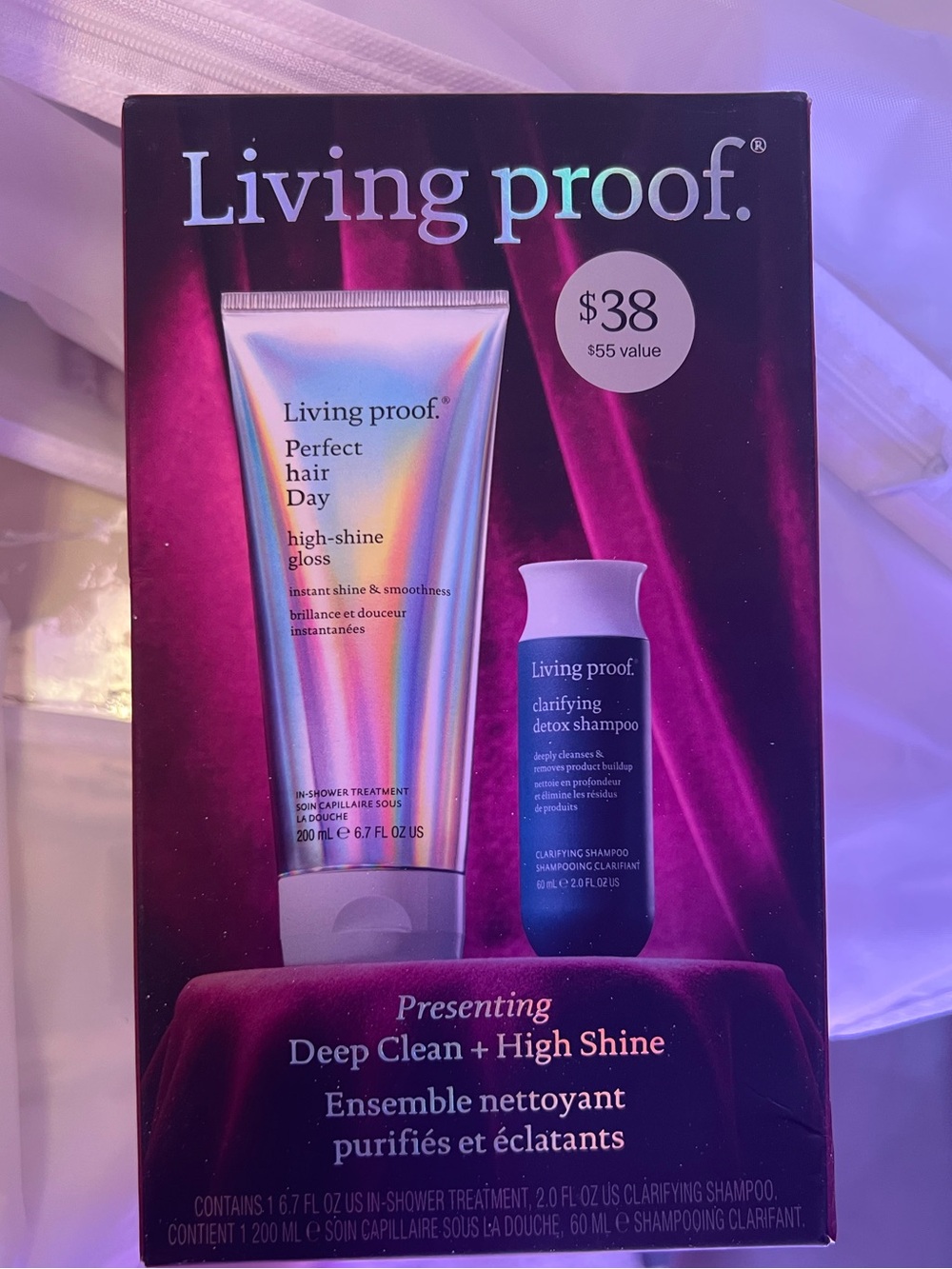 Living Proof Deep Clean + High Shine Perfect hair Day Detox Set NWT - Picture 7 of 7